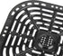 Air Fryer Grill Plate Fryer Replacement Grill Pan, Sturdy 304 Stainless Steel Grill Pan Tray Replacement Parts with Rubber Feet, Nonstick Grill Bo...