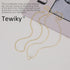 Tewiky Diamond Necklaces for Women, Dainty 14k Gold/Sterling Silver Choker Necklace Simple Gold Plated CZ Jewelry Necklaces for Women Trendy Gifts...