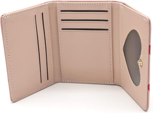 Small Trifold Cute Kawaii Strawberry Wallet for Women Girls(Pink)...