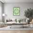 Posterizer 1 pcs-cute melting smiley face-minimalistic wall art-Comedy Art-Miscellaneous-Gift for Girls, Boys, Teens-decor for Boys, Teens Bedroom...