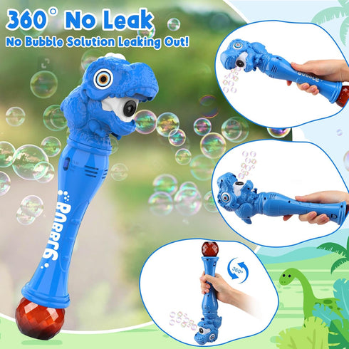 Bubble Wand Toys for 3 4 5 6 7 8 Years Old Boys: Bubbles Machine Bubble Blower for Toddlers 1-3 Outdoor Toys for Toddlers Age 1-3 Dinosaur Toys fo...