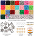 DoreenBow Letter Beads Acrylic Alphabet Number Beads,5162PCS Jewelry Making Supplies DIY Crafts,with 3 Roll Elastic String Cord for Jewelry Making...