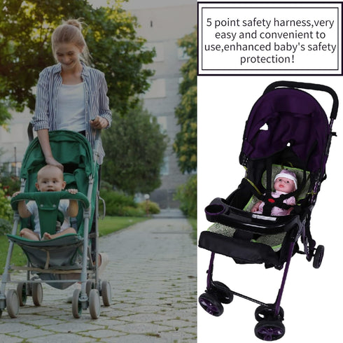 Baby Chair Safety Harness, Durable Baby Stroller Safety Belt, Adjustable 5 Point Harness for Baby Stroller Pushchair Children High Chair Buggy Saf...