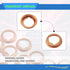 20Pcs Oil Drain Plug Gasket, Copper Crush Washer Compatible with Nissan/Infiniti G35 G37 Nissan - Rogue Sentra Xterra Altima Frontier Armada Jukes...