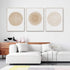 Mid Century Modern Wall Art - Boho Canvas Print - Midcentury Modern Wall Art- Abstract Geometric Canvas Wall Art Set - Scandinavian Canvas Paintin...