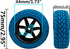 75mm/2.95'' Rubber Tires & Plastic Wheel Rims 12mm Hex Hub Compatible with Traxxas 4tec 2.0 HSP Tamiya HPI Kyosho 1/10 On-Road Touring Car, WLtoys...