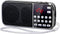 PRUNUS J-189 Bluetooth AM FM Radio, Small Portable Radios - Dual Speaker Heavy Bass, LED Flashlight, Pocket Size, TF Card USB AUX MP3 Player, Rech...