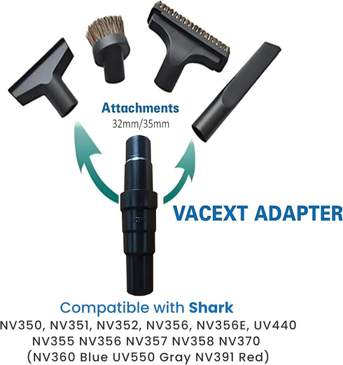 Universal Vacuum Hose Adapter Kit - Vacuum Attachment Adapter Compatible with Bissell Kenmore Electrolux Dirt Devil Hoover - Pool Vacuum Adapter H...