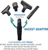 Universal Vacuum Hose Adapter Kit - Vacuum Attachment Adapter Compatible with Bissell Kenmore Electrolux Dirt Devil Hoover - Pool Vacuum Adapter H...
