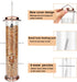MIXXIDEA Finch Bird Feeder Hanging Metal Thistle Seed Feeder with 8 Feeding Ports Nyger Seed Feeder, Goldfinch Feeder for Outdoors Garden Copper...