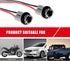 2 PCS T15 Harness Pigtail Socket, T10 T13 T15 Car Light Bulb Wire Wiring Harness Socket Connector, for Bulbs Turn Signal Lights Brake Lights Repla...