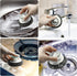 2Pcs Stainless Steel Wool Scrubber with Handle, Heavy Duty Pot Scrubbers Dish Scrubber Cleaning Brush Wash for Dish, Stainless Steel Scrubbing Bru...