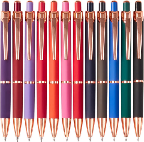 Gel Pens, Pens Fine Point Smooth Writing Pens, Black Ink Cute Pens 0.7 Mm Ballpoint Pens Office Desk Accessories, Retractable Aesthetic Journaling...