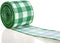 ATRBB Green and White Buffalo Plaid Ribbon Wired Edge Gingham Ribbon for St Patrick's Day Decoration and Bows Craft,10 Yards by 2.5 Inches...