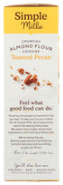 Simple Mills Almond Flour Crunchy Cookies, Toasted Pecan - Gluten Free, Vegan, Healthy Snacks, Made with Organic Coconut Oil, 5.5 Ounce (Pack of 1...