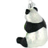 Old World Christmas Ornaments: Panda Glass Blown Ornaments for Christmas Tree...