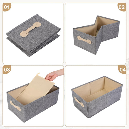Stackable Storage Bins with Lids 1 Pack Foldable Storage Containers Closet Organizer, Clothes Organizer for Closet, Clothes Organizer for Clothes,...