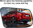 Right Passenger Side Heated Mirror Glass Replacement For Altima Sentra 2013 2014 2015 2016 2017 2018 - for Altima Sentra Side Mirror Glass With Re...