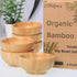 Dipping Bowls Set, Small Bamboo Dipping Sauce Cups for Soy Sauce/Condiment/Salad/Snacks, Reusable Round Side Dish Bowls for Gourmet Oil Dipping Sp...