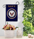 Breeze Decor US Navy USN Armed Forces Seabee Official Licensed United State American Military Retire Decorative, Garden Flag 13"x 18.5", Memorabil...