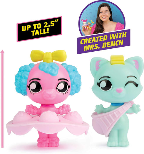 Fashion Fidgets Collectible Pet Fidget Dolls – Sensory Toy Pop It Dolls (2-Pack)...