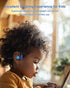 Kid Headphones for School, Air Conduction Open Ear Headphones, 3.5mm Jack Wired Cord, Ultra-Comfort, Ergonomic and Lightweight Design Perfect for ...