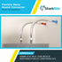 SharkBite 1 Inch x 1 Inch FIP x 24 Inch Stainless Steel Corrugated Flexible Water Softener Connector, Push to Connect Brass Plumbing Fitting, PEX ...
