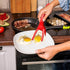 Egg Spatula, Grip and Flipp Tongs Spatula, Fried Eggs Turners, 2 in 1 Omelette Clamp, Frying Turning Grilling Kitchen Cooking Tool for Omelette, P...