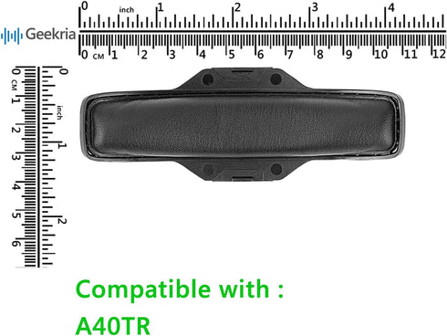 Geekria Headband Pad Compatible with Astro A40 TR Headphones Replacement Band, Headset Headband Cushion Cover Repair Part (Black)...