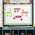 AnyDesign 82Ft Retro Boho Bulletin Board Borders Rainbow Sun Flower Trim Borders for School Classroom Office Decor...