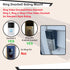 Video Doorbell Vinyl Siding Mounting/Adapter Angle Adjustment Plate W/Hardware, for Ring 2, Ring 3, Ring 3 Plus Video Doorbell fit Standard Style ...
