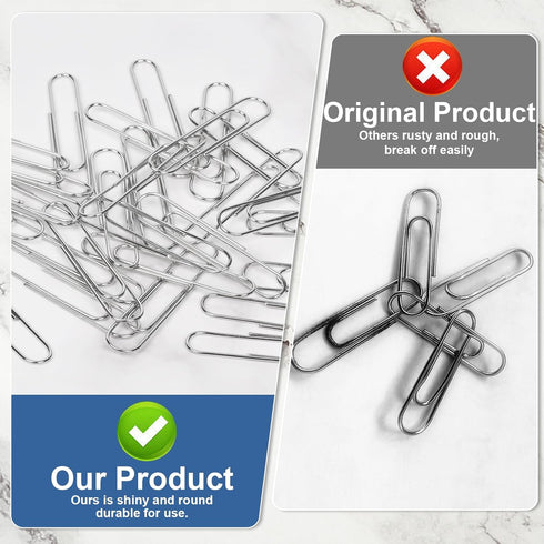 Jumbo Paper Clips,Large Paper Clips,320 Pcs Paper Clip Large,Extra Large Paper Clips for Paperwork,Home, School and Office Supplies....