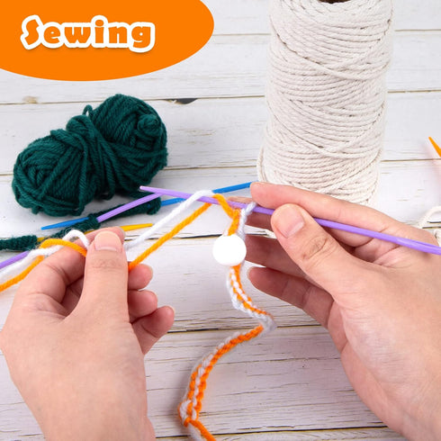 LOVEINUSA 100PCS Plastic Needles for Kids, Large Eye Yarn Needles for DIY Stitchery Plastic Sewing Needles Tapestry...