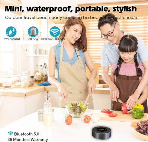 Smart LED Touch play Bluetooth Speaker/Portable Wireless Speakers with HD Sound / 12-Hour Playtime/Bluetooth 5.0 / TF card Support play speaker/Au...