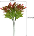 Artificial Flowers 8PCS Fake Red Spray Morning Glory Plants Shrubs Greenery Bouquet for Your Home Kitchen Table Centerpieces Arrangements Indoor O...
