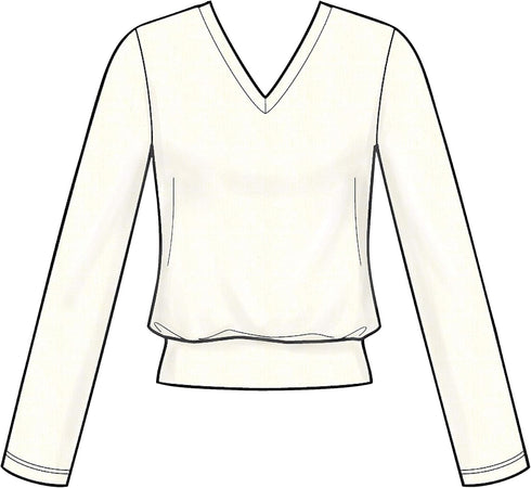 New Look UN6644A Sewing Pattern N6644 Misses' Cargo Pants and Knit Top, Various, White...