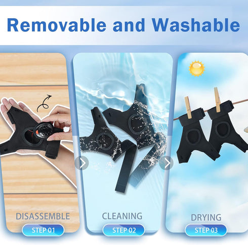 LED Flashlight Gloves with Waterproof Lights - Rechargeable Finger Light Stocking Stuffers for Men Dad Husband Cool Gadgets Tool Fishing Camping U...