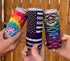 Slim Can Coolers - Neoprene Insulated Slim Can Cooler for Tall Skinny 12oz Cans Like White Claw, Truly, Hard Seltzers and Red Bull - 3 Pack...