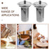 HEMOTON 2pcs Teapot Tea Strainer Tea Leaf Strainer for Loose Tea Filter Teapot Mesh Strainer Seasonings Strainer Tea Infuser Insert Loose Leaf Tea...
