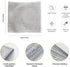 Non-Scratch Wire Cleaning Cloths 2 Pack Multipurpose Wire Dishcloths Double Layer Reusable Cleaning Rags Wire Dishwashing Rags for Wet and Dry Wir...