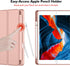iPad 9th Generation Case 2021/iPad 8th Generation Case 2020 10.2 Inch with Pencil Holder, iPad 7th Gen 2019 Case with Soft Baby Skin Silicone Back...