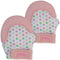 Silicone Infant Teething Mitten Teether Glove Mitt Toy - Pink Dot 2pk...