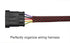 25ft - 1 inch PET Expandable Braided Sleeving – BlackRed – Alex Tech Braided Cable Sleeve...