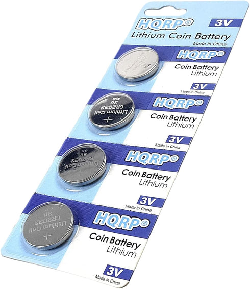 HQRP 4-Pack Lithium Battery compatible with FreeStyle Lite Blood Glucose Meter, Sugar Monitor...