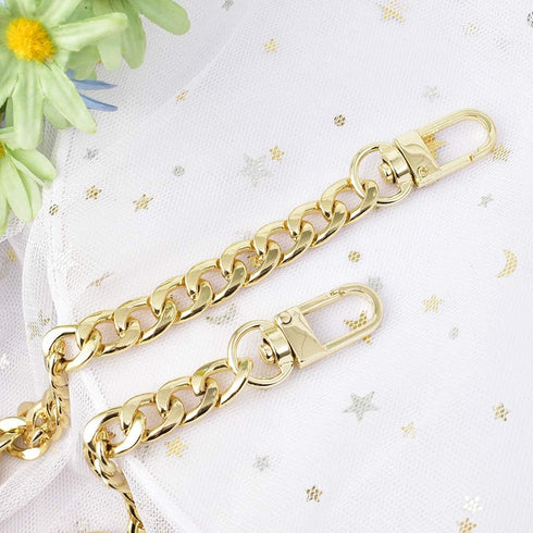 HAIOPS Purse Chain DIY Handbag Strap 15.75 inches Long Metal Accessory Replacement Chain Strap...