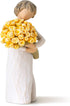 Willow Tree Good Cheer, Wishing You Sunny Days of Happiness, A Gift to Celebrate Friendships, for Those Who Love Flowers, Sculpted Hand-Painted Fi...