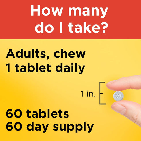 Nature Made Chewable Vitamin C 500 mg, Dietary Supplement for Immune Support, 60 Tablets, 60 Day Supply...