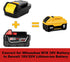 MIL18DL Adapter Milwaukee to Dewalt Battery, for Milwaukee M18 18V Lithium Battery Convert to Dewalt 20V MAX XR Lithium Battery,Power for Dewalt 2...