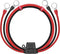 3/8" Ring Eyelet Terminal Battery Boost Cable Heavy-Duty 30A Fuse 12V/24V 12AWG Cord 3Ft...