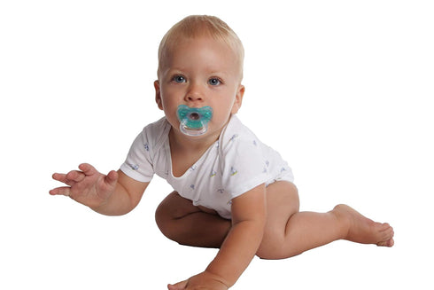 Sweetie Silicone Pacifier Refuser Soother 100% Silicone BPA Free 2 Count (Turquoise)...